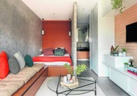 Em apartamento compacto, reforma delimitou ambientes e manteve privacidade em 28 m²